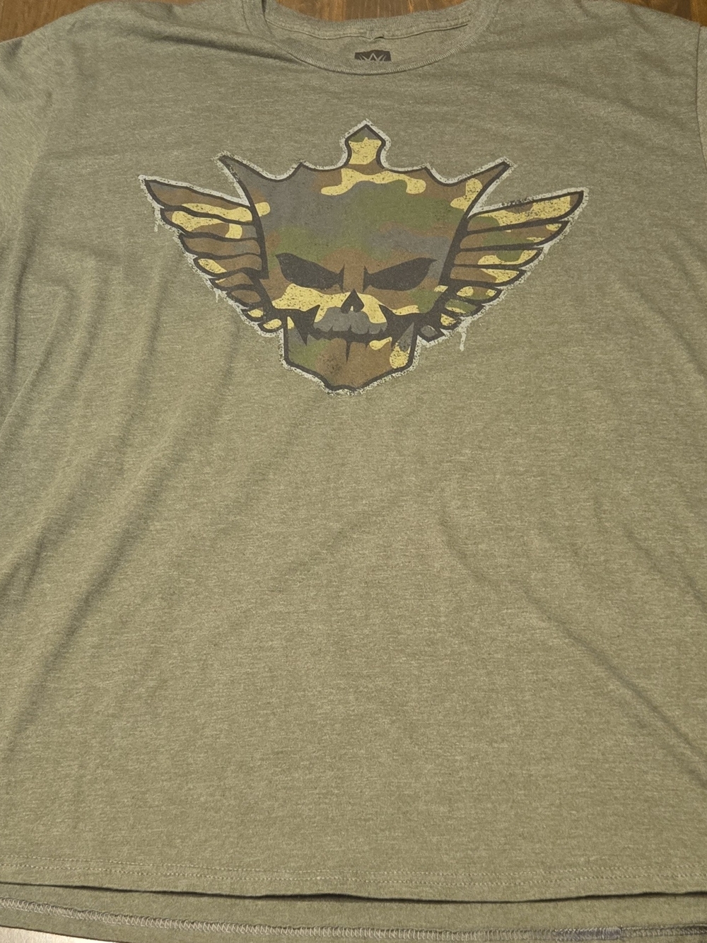 WWE Cody Rhodes American Nightmare Olive Green Graphic T-Shirt
